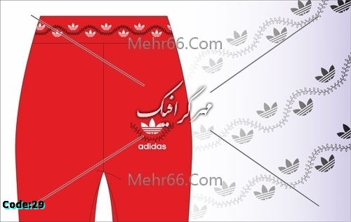 طرح دخترانه شلوار ADIDAS